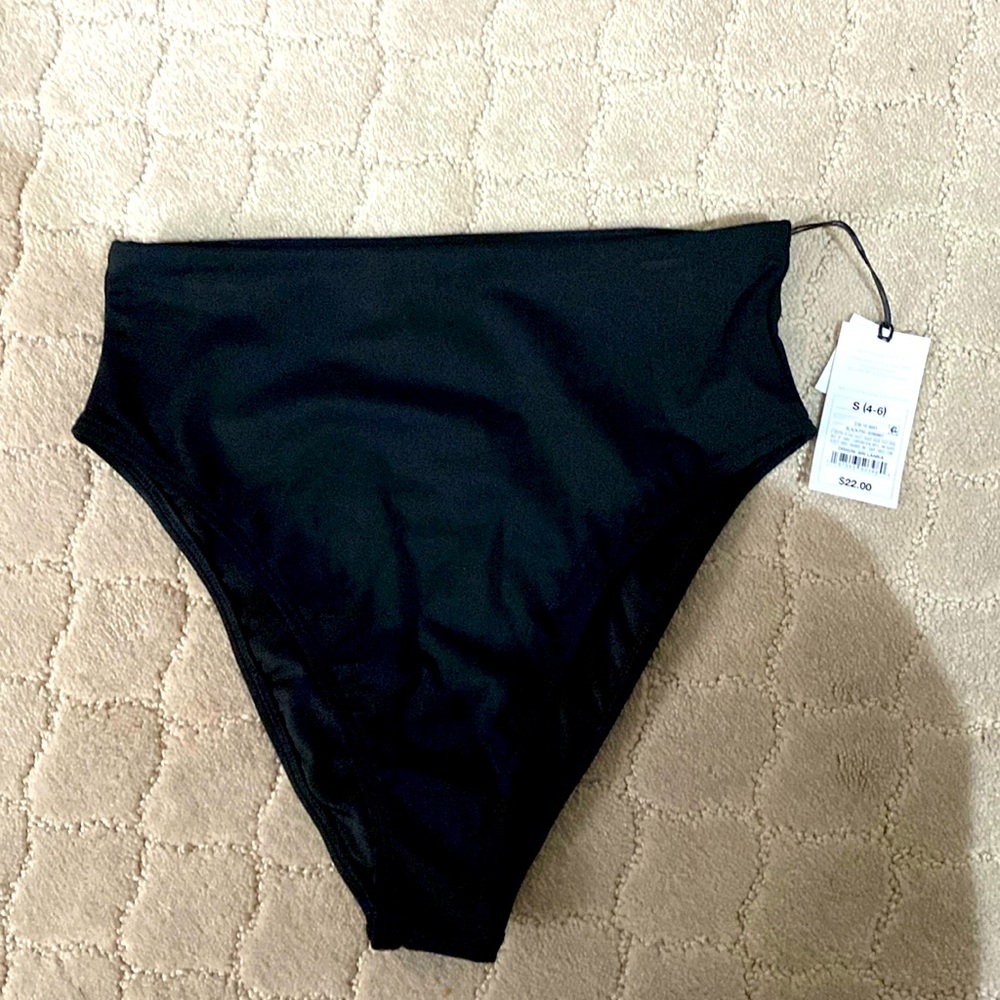 High waisted swim bottom
